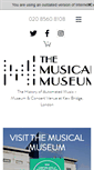 Mobile Screenshot of musicalmuseum.co.uk