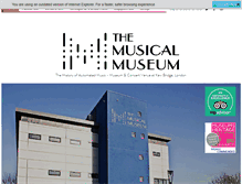 Tablet Screenshot of musicalmuseum.co.uk